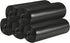 5 Rolls Small Trash Bags, 4 Gallon Disposable Kitchen Garbage Bags, 200 Counts (Black)