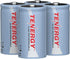 Tenergy 10000mAh NiMH D Battery, Rechargeable High Capacity D Size Battery, High Drain
