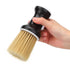 Neck Duster, Soft Hair Neck Duster for Hairdressing Powder Storage, Cleaning Brush for Haircut (Black)