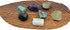 SeeuFun 7Pcs Set Energy Crystals for Money and Success Manifestation Raw Crystals of Selenite,Green