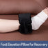 SWISSELITE Foot Elevation Pillow Ankle Heel Protector Wedge Foot Support Cushion Anti-Bedsore Zipper Removable Cover