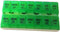 Apex 7-Day Push to Open Pill Organizer - 1x Per Day or AM/PM with Tray, Green