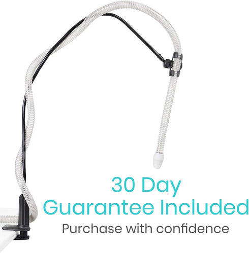 Vive CPAP Hose Holder for Bed - Adjustable Clamp Stand for CPAP Tubing, Prevents Tube Leakage and Tangle