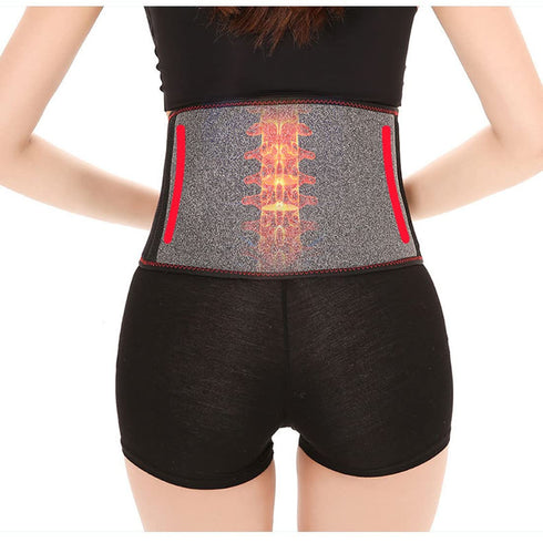 Cordless Heating Lower Back Brace, Adjustable Support Belt for Pain Relief, Heated Waist Wrap for Men and Women