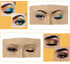 Makeup Mannequin Face with Practice Board, 3D Reusable Eye Makeup Face for Artists and Beginners