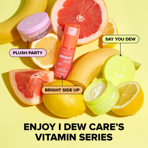I DEW CARE Vitamin C Face Serum - Bright Side Up, Hydrating with Niacinamide, Korean Glass Skin Care, Non-irritating,