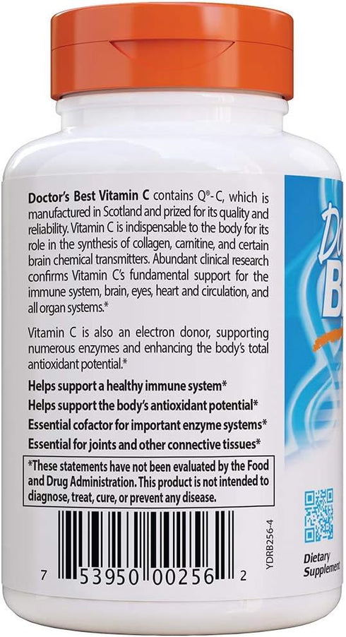 Doctor's Best Best Vitamin C, 500mg, 120 Count