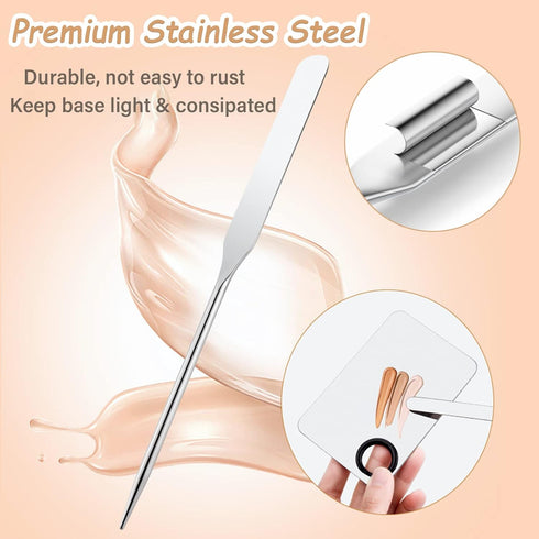 Korean Makeup Spatula, Picasso Foundation Spatula, Professional Mixing Palette (Rectangle)