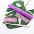 Blue Plastic Toothbrush Case, Portable Travel Storage Box with Dust-Proof Cover and Air Hole