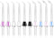 MySmile 10 PCS Replacement Jet Tips, Oral Irrigator Nozzle Set Compatible with Waterpik, Includes Classic, Periodontal