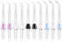 MySmile 10 PCS Replacement Jet Tips, Oral Irrigator Nozzle Set Compatible with Waterpik, Includes Classic, Periodontal