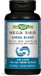 Nature's Way MEGA 3/6/9 Omega Blend, Non-GMO, Fish | Flax | Borage Oils, 90 Count