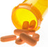 Plastic Empty Pill Bottles with Double Sided Use Caps - Child Resistant & Easy Open Medicine Container (8 Dram, 12pcs)