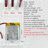 DC 3.7V 530mAh 503035 Rechargeable Lithium Polymer Replacement Battery for DIY 3.7-5V Electronic Product, Mobile Energy Storage Power Supply,Doorbell, LED light