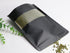 50pcs Black Kraft Paper Stand Up Pouches, 7x10inch Ziplock Food Storage Bags with Matte Window