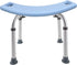 XIAOSENLIN 450lbs 7 Blue Shower Chair Shower Stool Bath Seat Chair Bathroom Chair, Levels Height Adjustable Bath Bench