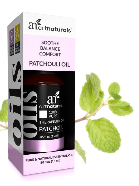 artnaturals 100% Pure Patchouli Essential Oil, 0.5 Fl Oz / 15ml, Therapeutic Grade Fragrance Oil