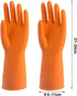 Sibba 1 Heavy Duty Rubber Dishwashing Gloves - Pair for Kitchen & Gardening