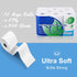 XUERUHU 2 500-Sheet 12 RV Toilet Paper Quick Dissolve Ply Septic Safe, Biodegradable, Rolls Camping Toilet Paper