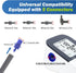 Medium Easy Wrap Blood Pressure Cuff for Thin Arms, Compatible with Omron 8.7~12.6 Inches, Adult Cuff Only - 5