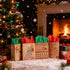 Kiddokids 48 7" 8.65" 3.15", 48 Packaging, Christmas Gift Bags x x Kraft Holiday Wrapping with Tissue Papers, Gift Tags