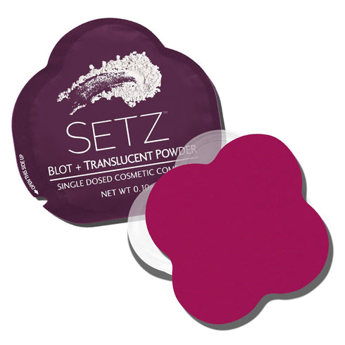 Luminess Setz Translucent Setting Powder 18 Pack, Natural Finish & Long-Lasting Wear, Mattifies Complexion