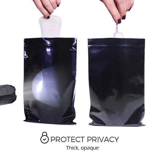 Tampon Disposal Bags, Feminine Hygiene Sealable Bags, Prevents Odours, Set of 100 Pack