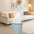 TsuvyXeg 4 60 Count Drawstring Trash Bags Gallon Garbage Rubbish Wastebasket Strong Heavy Duty Bags for Kitchen Bedroom