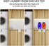 JTLB Detergent,2 Pack Laundry Laundry Detergent Holder Detergent Cup Holder Drip Catcher Tray Laundry Dispenser