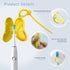 YQSLBULKY 2-in-1 Banana-Shaped Travel Toothbrush Case, Toothbrush Protector Cover with Built-in Toothpaste Dispenser