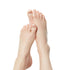 KISS Salon Acrylic Press On Toenails, 'Walk Away', White, Short Size, Squoval Shape, Includes 28 Nails, 2g Glue, 1