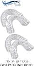 Whiter Smile Labs (4 Teeth Whitening Trays - BPA Free - Thin Moldable Mouth Trays Form Perfectly to Each Tooth Trays)