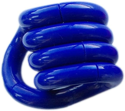 Set 3 Tangle Jr. of Fidget Toys for Stress Relief (Red, White, Blue)