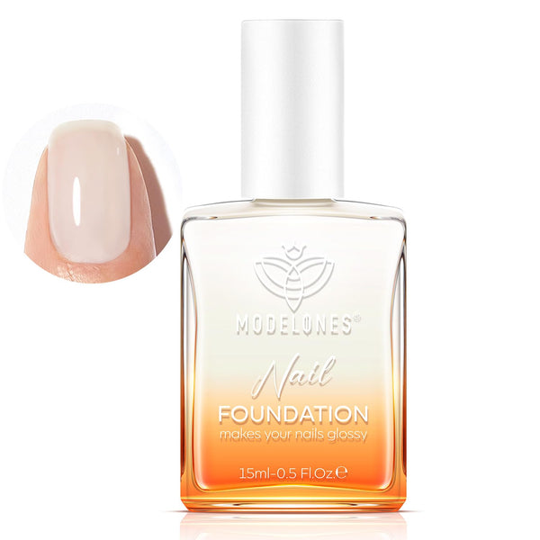 modelones 15ml Milky White Nail Natural Concealer Foundation Polish for Damaged Nails, Gifts for Women