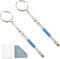 Omnful Glasses Repair Kit with Precision 5 in 1 Mini Screwdrivers Set Keychain