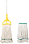OFO Heavy Duty Loop-End String Mop with Extra Replacement Head, 59 Inch Handle for Industrial Floor Cleaning