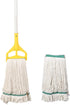 OFO Heavy Duty Loop-End String Mop with Extra Replacement Head, 59 Inch Handle for Industrial Floor Cleaning