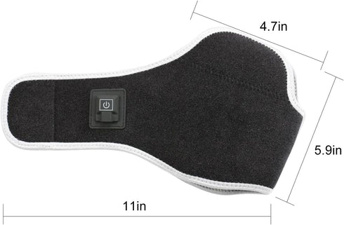 Heated Ankles Wrap Foot Heating Pad for Achilles Tendonitis Relief - Portable Cordless Electric Heating Pads with 3