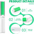 Roucerlin 3 Pack (3 Small Washable Reusable Lint Roller, Travel Size Gel Sticky Lint Roller, Portable Foldable Stick It