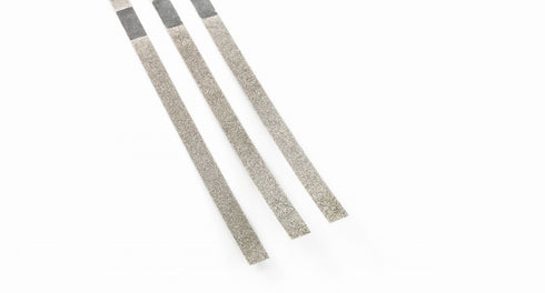 Dental Orthodontic Stainless Steel Polishing Strips, Double Sided Center Gap, 12 Strips per Box