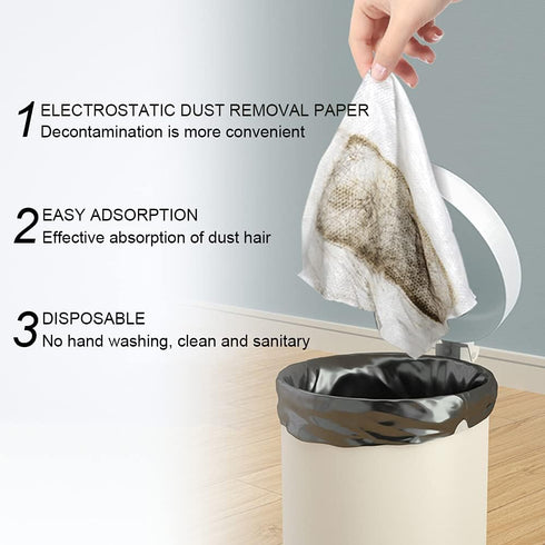 200 Pcs Dry Floor Wipes, Dry Sweeping Cloths Disposable Floor Cleaning Wipes, Micro Fibre Floor Cloths, Wet or Dry