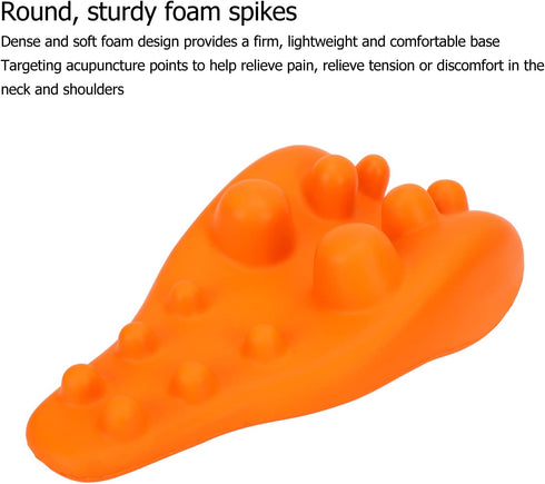 Neck and Shoulder Relaxer - Gentle Stretching Foam Traction Device with Multiple Massage Points for Effective Pain