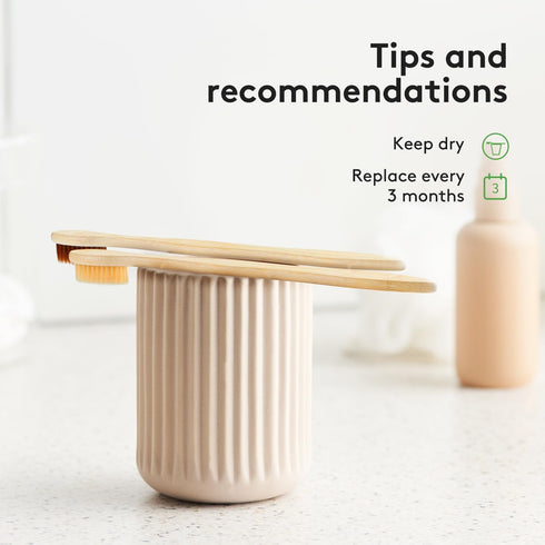 Virgin Forest Bamboo Toothbrush, 10 Count, Soft Bristle for Adults, Eco-Friendly Natural Wooden Toothbrushes
