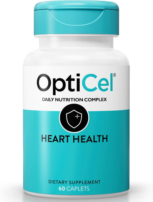 Heart Health & Blood Pressure Supplement for Men & Women, Supports Endurance, Recovery, Cholesterol, 60 Capsules