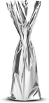 MT Products Silver Metallic Mylar Wine Gift Bags - Pack of 25, 6.5" x 18", Great for Wine Pull