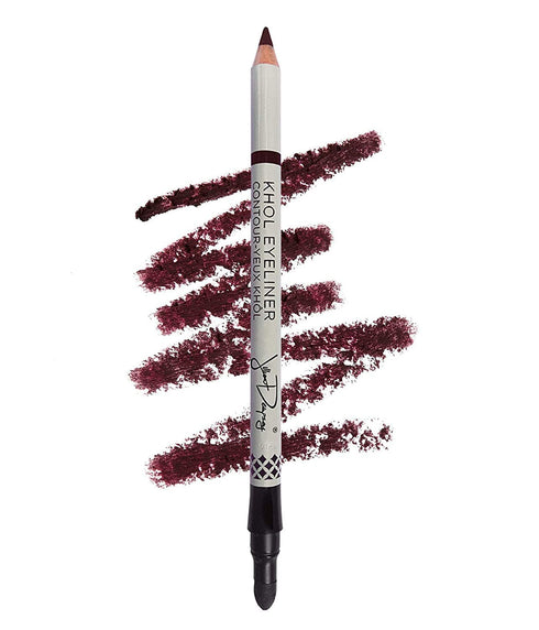 Jillian Dempsey Khol Eyeliner: Clean Waterproof Pencil with Built-In Smudger for Effortless Blending - Deep Burgundy