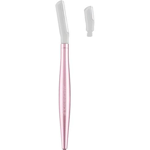 JAPONESQUE SKINTherapy Dermaplaning Facial Razors - Two Blade Sizes, Interchangeable Handle, Eyebrow Razor, Ultra Sharp