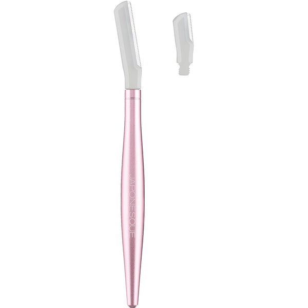 JAPONESQUE SKINTherapy Dermaplaning Facial Razors - Two Blade Sizes, Interchangeable Handle, Eyebrow Razor, Ultra Sharp