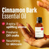 H’ana Cinnamon Bark Essential Oil for Diffuser, 100% Natural Oil for Skin, Aromatherapy, Bath Bombs & Candles - 1 fl oz