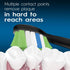 Replacement Toothbrush Heads for Philips Sonicare ProtectiveClean 4100 5100 5300 6100, 8 Count, Black/White